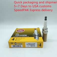 NEW 4 Pack NGK Platinum Alloy Spark Plugs G-Power LFR5AGP 5018 picture