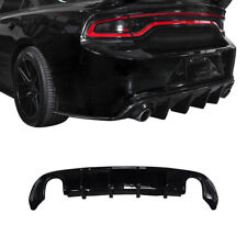 Gloss Black Fit For Dodge Charger 15-18 RT 15-23 SXT Rear Bumper Lip Diffuser  picture