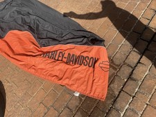OEM Harley-Davidson Indoor Outdoor Motorcycle Bike Cover Orange Black Touring picture