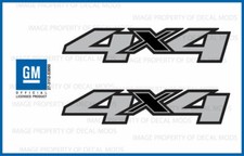 2008 Chevy Silverado 4x4 decals - F - side 1500 2500 GM HD stickers set truck picture