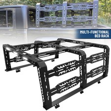 For 20-25 Jeep Gladiator JT Truck Bed Rack Cargo Luggage Carrier Rack BLK Steel picture
