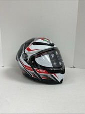 AGV K6 S Karve Helmet Black/White/Red - Large DAMAGED - READ DESCRIPTION picture