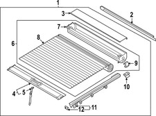OEM Cover Roll Assy - Tonneau Cover For Hyundai Santa Cruz 828E5-K5000 picture