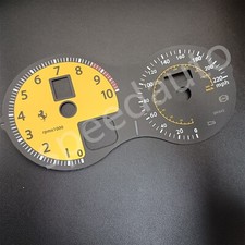 Ferrari  F430 Spider Instrument Cluster PLATE MPH Yellow Color picture