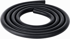 Rubber Fuel Hose Line 3/4'' (19mm) ID Push Lock SAE 30R7 NBR 300PSI Black 5ft picture
