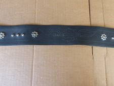Vintage Harley Davidson  Motorcycle Belt Leather Western picture