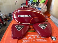 Honda OEM Gas Tank and side covers set 1972 CL450 K5 Scrambler picture