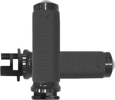 Avon Memory Foam Grips Black Anodized Indian (Excl Scout) Pair picture