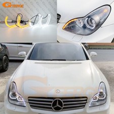 For MERCEDES BENZ CLS W219 C219 Ultra Bright DTM Style Led Angel Eyes Halo Rings picture