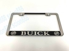 1pc Carbon Style ForBUICK Stainless Steel License Plate Frame CF/UD picture