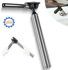 T10-355 All-Angle Adjustable Fish Rod Holder Grill Mounted Fit for All Grills picture