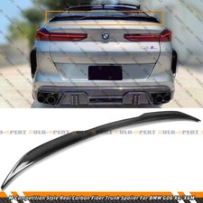 For 2020-2025 BMW G06 X6 X6M M Competition Style Carbon Fiber Trunk Spoiler Wing picture