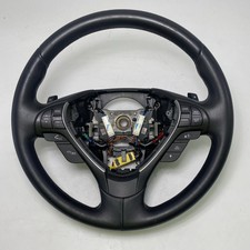2009-2012 Acura TL Black Leather Steering Wheel w/ Paddle Shifters OEM picture