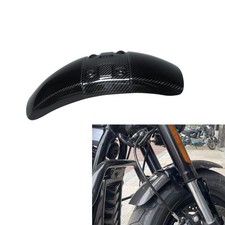 Black 3K Carbon Fiber Front Fender for Harley Fat Bob FXFBS FXFB 18-24 picture