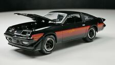 1980 Chevrolet Monza Spyder 1/64 Diecast Car Black Black VHTF REAL RIDERS NICE picture