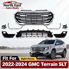 For 2022-2024 GMC Terrain SLT Front Upper & Lower Grille Assembly w/ Fog Lights picture