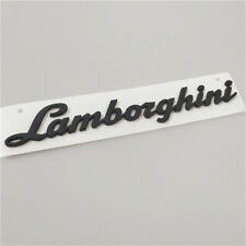 For Lamborghini Gallardo Huracan Rear Script Emblem Matte Black  NEW  (1PC) picture