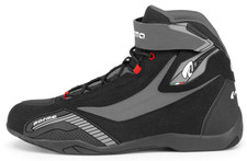 Forma GENESIS motorcycle boots, black gray urban city street riding shoe ride picture