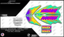 1994-1997 Yamaha Banshee full graphics kit decals stickers THICK AND HIGH GLOSS picture