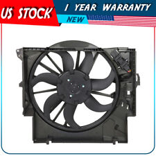 Engine Radiator Cooling Fan Assembly For BMW 335I 2007 2008-2013 BMW 335IS 2011 picture