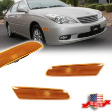 2x Amber Lens Front Side Marker Lights Kit For 02-03 Lexus ES300 & 04-06 ES330 picture