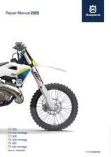Husqvarna Service Workshop Shop Manual Book 2025 TC 300 picture