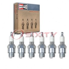 6 pc Champion Industrial Spark Plugs for 1929-1930 Essex Challenger Ignition mc picture