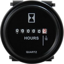 DC 8V 12V 24V 36V 48V 60/80V  Quartz Hour Meter for Lawn Tractor Boat Engine ATV picture
