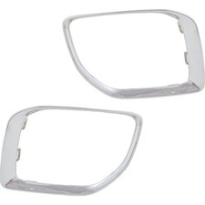 Front Fog Light Trim Set For 2017-2020 GMC Canyon Left Right Pair 2pc Plastic picture
