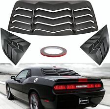 Rear and Side Window Louvers for 2008-2021 Dodge Challenger Windshield Sun Shade picture