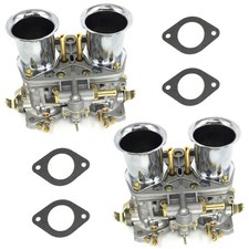 2PCS Carburetor Set For Volkswagen Beetle 44 IDF Weber 2 BARREL Jaguar Porsche picture