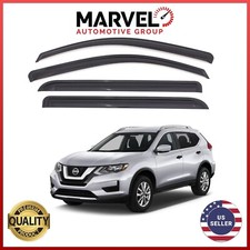 Out-Channel Window Vent Visor Rain Guards Deflectors for Nissan Rogue 2014-2020 picture