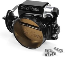 92mm LS Throttle Body Drive by Cable DBC GM LS1 TBI 4 Bolt +TPS IAC Alum Black picture