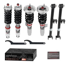 Full Set 32 Clicks Damper Coilover +Rear Toe Arm for BMW3 E46 97-06 true system picture