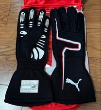 New PUMA Ferrari Racing Gloves Black Size 10 Fireproof FIA Homologated New picture