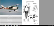 CESSNA 150 SERVICE MAINTENANCE MANUAL LIBRARY w A/Ds USB picture