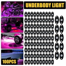 Purple 100PCS For Car SUV Underbody Jeep Truck LED Lamp Rock Wheel Light NEW picture