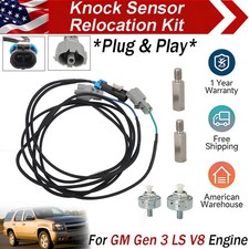 Knock Sensor Relocation Kit For GM Gen 3 LS V8 Engines LS1 LS6 LQ4 LQ9 LM7 LR4 picture