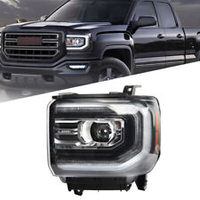 For 2016-2018 GMC Sierra 1500 Full LED Projector Headlight Headlamp Driver Left picture