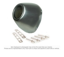 FMF Racing 040641 End Cap Kit for Factory 4.1RCT - Stainless Steel picture