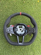 Carbon Style Fits BMW G80 G82 G83 Flat Bottom Steering Wheel M1 M2 Paddles picture