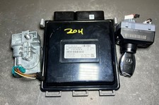 10-14 Mercedes-Benz W204 ECU Engine Control Module Ignition Key Switch SET OEM picture