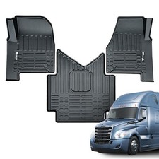 Freightliner Cascadia 116 126 Thermoplastic Floor Mats Set 2017+ All Weather picture
