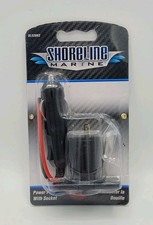 Power Plug 12VDC and socket with cap Shoreline Marine SL52082 Marine RV Boat picture