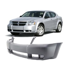 2008-2010 Dodge Avenger Sedan Primed Front Bumper Cover CH1000919 68004703AA picture