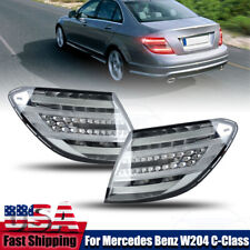 Ultra Bright LED Tail Brake Light For Mercedes Benz W204 C-Class 2008-2010 Pair picture