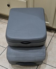 2002-2008 Dodge Ram 1500 2500 3500 Front Center Console Jump Seat Grey OEM picture