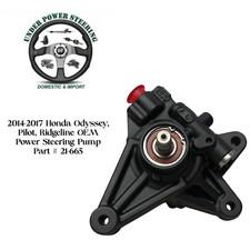2014-2017 Honda Odyssey, Pilot, Ridgeline OEM Power Steering Pump picture