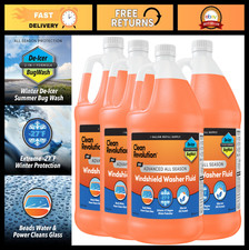All Season Windshield Washer Fluid - Ultra Low VOC, -27°F Winter Protection, 128 picture