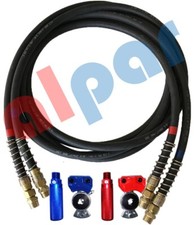 Rubber Air Line Set 12' w/Red & Blue handles and Gladhands Ref:11-8112 picture